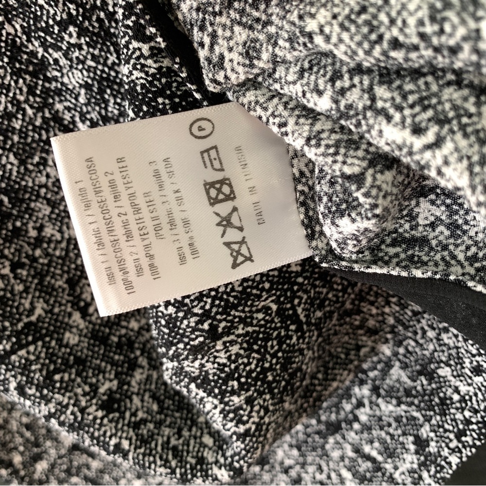 SANDRO PARIS blouse sleeveless top 1 shirt abstract print pattern - Picture 7 of 9
